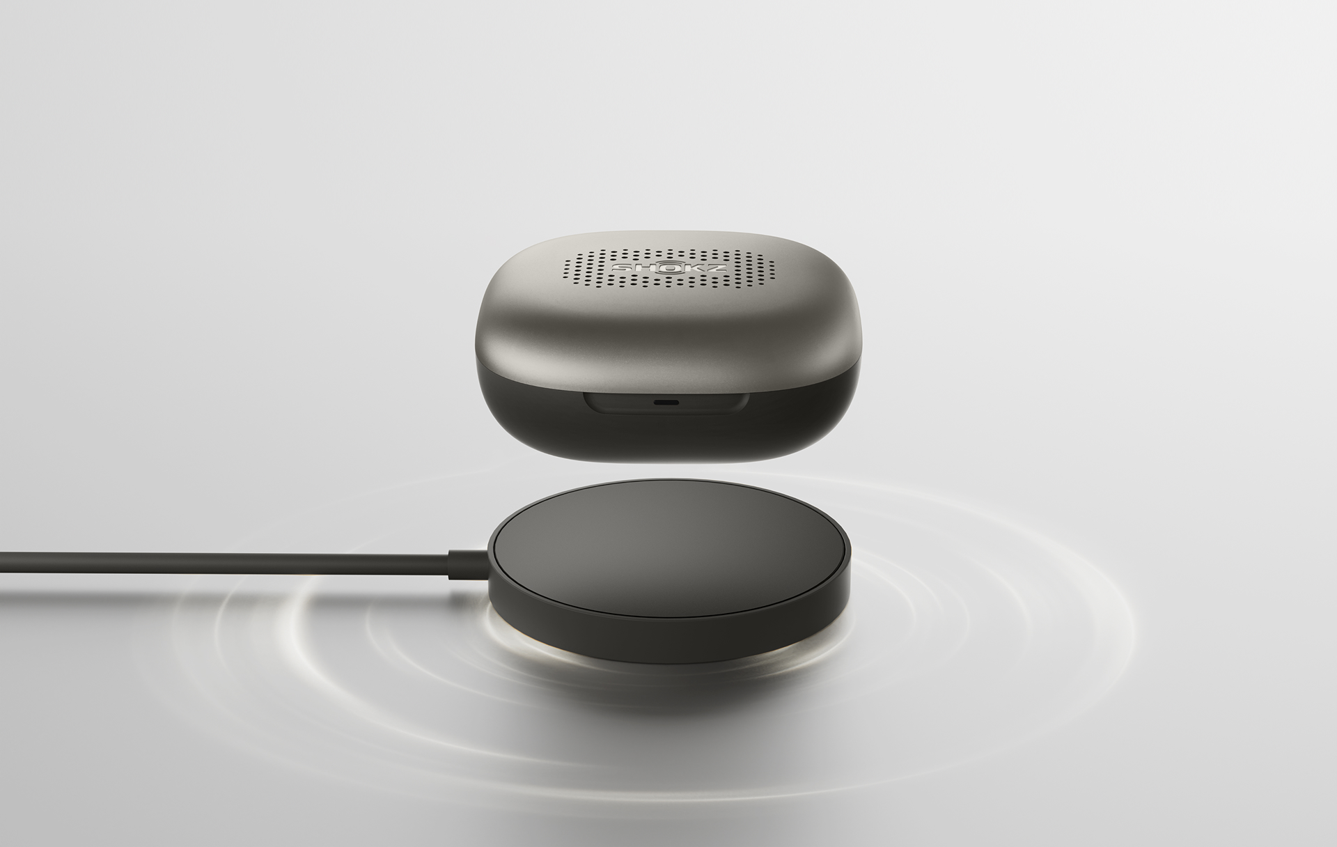 OpenFit 2 AI 无线充电与 USB-C 充电